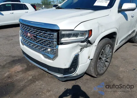 2020 GMC Acadia Fwd Denali z USA, uszkodzony, nr VIN 1GKKNPLS7LZ140423